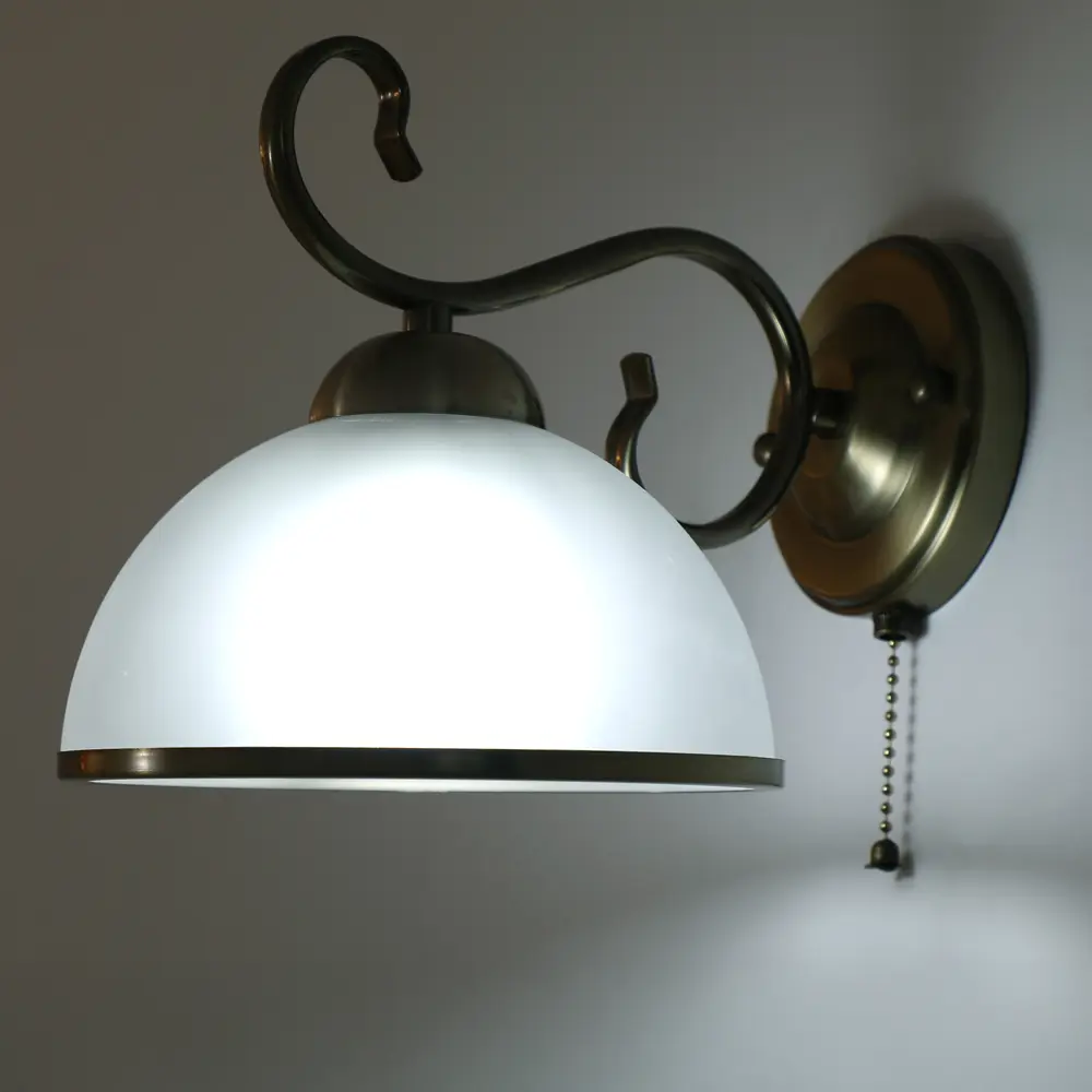 Светильник бра настенный Schaffner Palatino цвет бронза STLM-2169087 - Вид №1