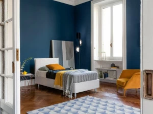 Bonaldo Односпальная кровать с мягким изголовьем