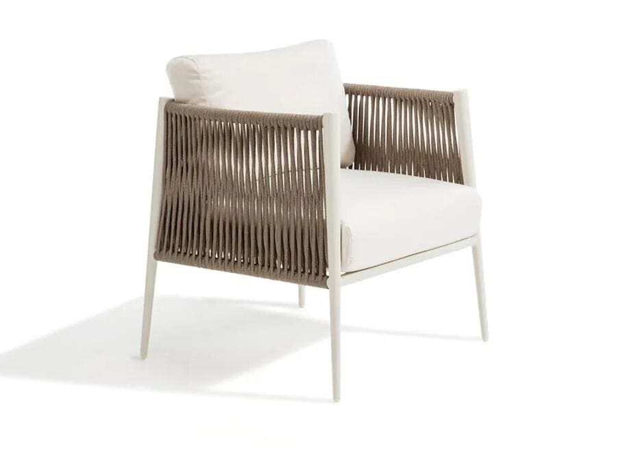 Алюминиевый садовый стул и полиолефиновая веревка Unopiù свет ARCH-00077755 - Вид №1