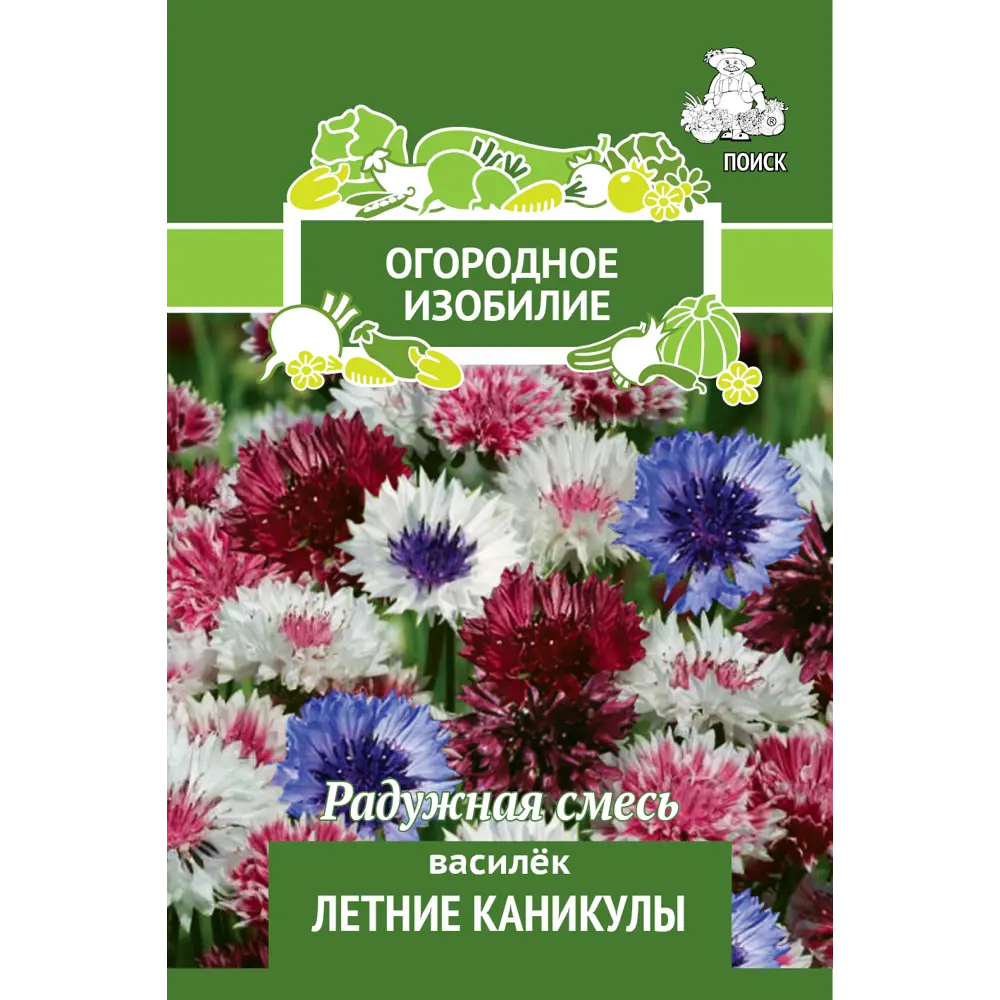 Семена цветов Василек Летние каникулы смесь окрасок Поиск 18358828 STLM-2005104  - Вид №1