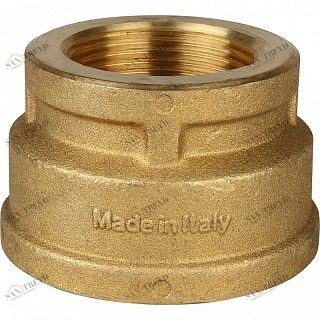 Муфта переходная ВВ 2х1 1/4" латунь STOUT SFT0005002114