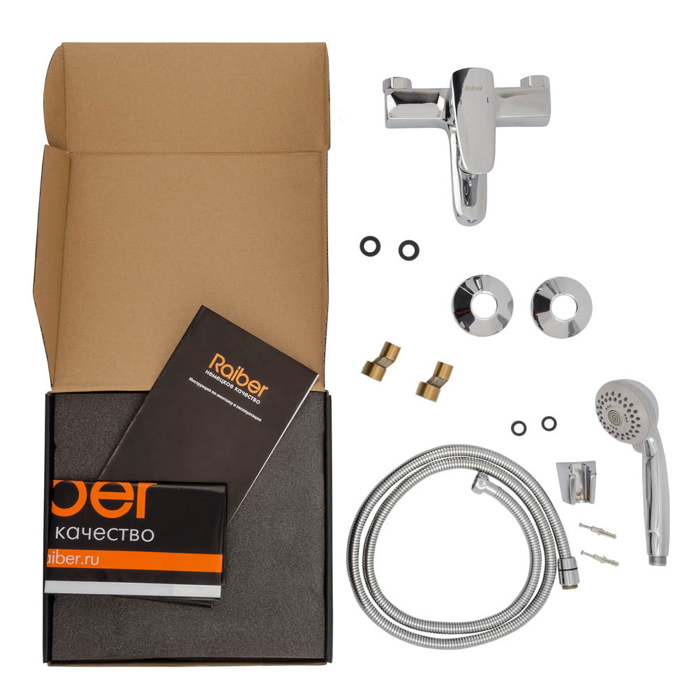 R6002 Смеситель для ванны однорычажный Raiber Quattro - Вид №3