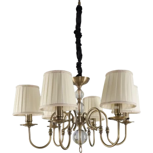 Люстра подвесная «Montrem» L1151-6, 6 ламп, 12 м², цвет медный