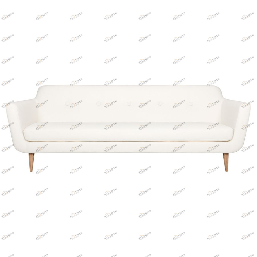 Диван Otto, трехместный, кремовый Sits S1503