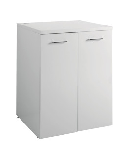 Шкаф для белья из ДСП с распашными дверцами для стиральной машины