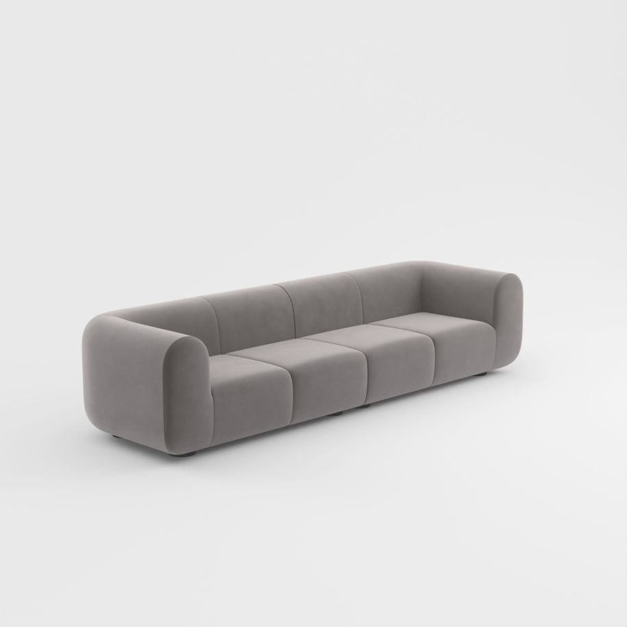 5-местный модульный тканевый диван Tom Dixon Plump sofa ARCH-00081852 - Вид №1