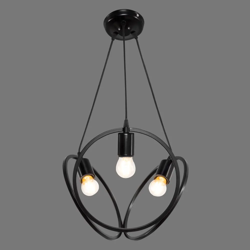 Подвес Диона 045/2 3хЕ27х60 Вт цвет чёрный СВЕТУС STLM-2153939 - Вид №10