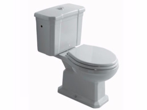 Керамический цельный туалет