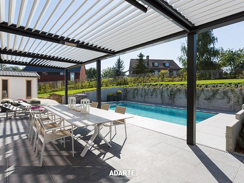 ADARTE Алюминиевая пергола с регулируемыми жалюзи  A101  - Вид №1