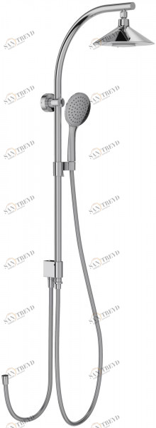 E8079-CP Душевая колонна с большим верхним душем Jacobdelafon MOXIE Santreyd