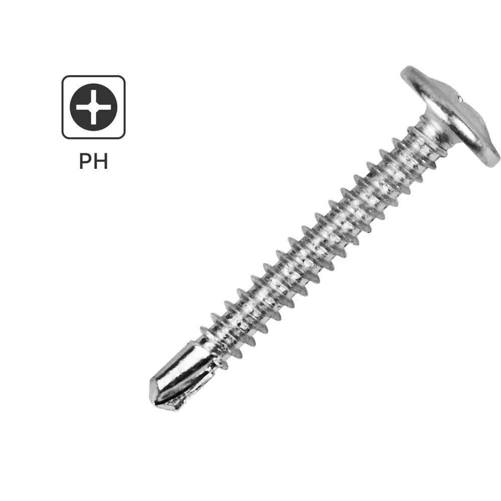 Саморезы Standers с пресс-шайбой 4.2x32 мм для дерева и металла 89213075 STLM-1008343