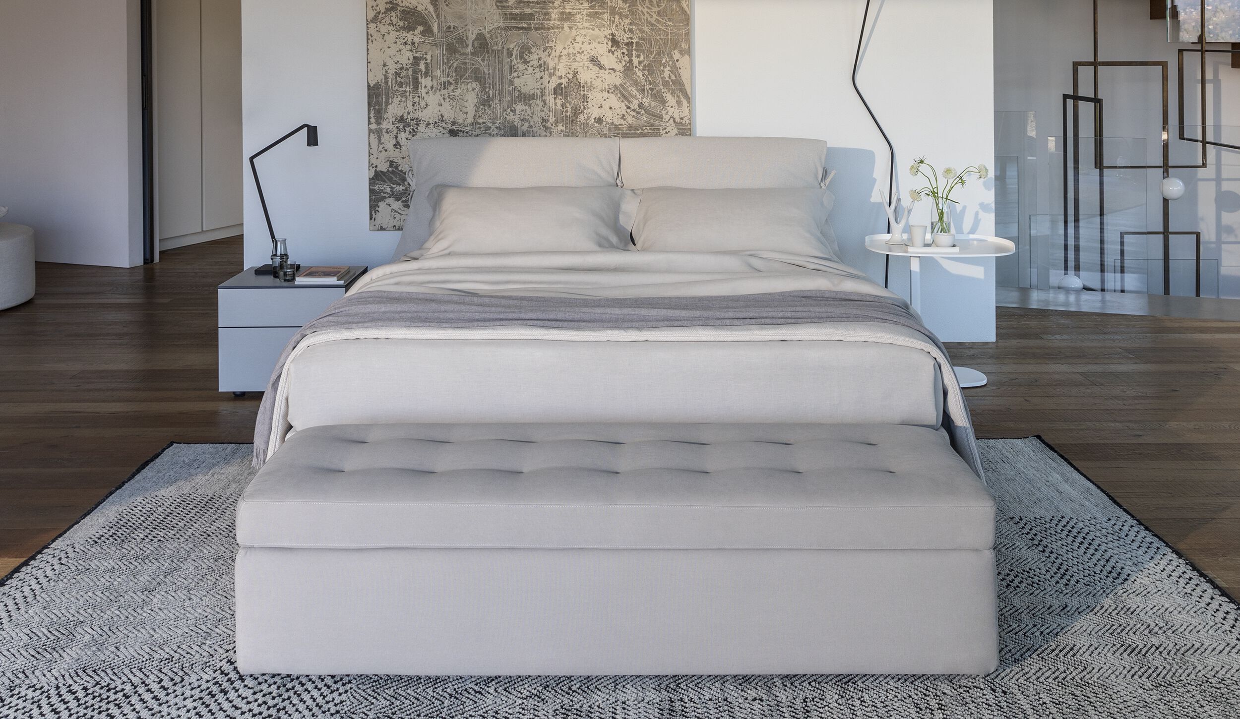 Ткань пуф / скамейка Flou ARCH-00057868 - Вид №1