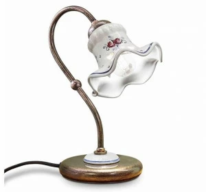 FERROLUCE Керамическая прикроватная лампа с фиксированным кронштейном Chieti C173