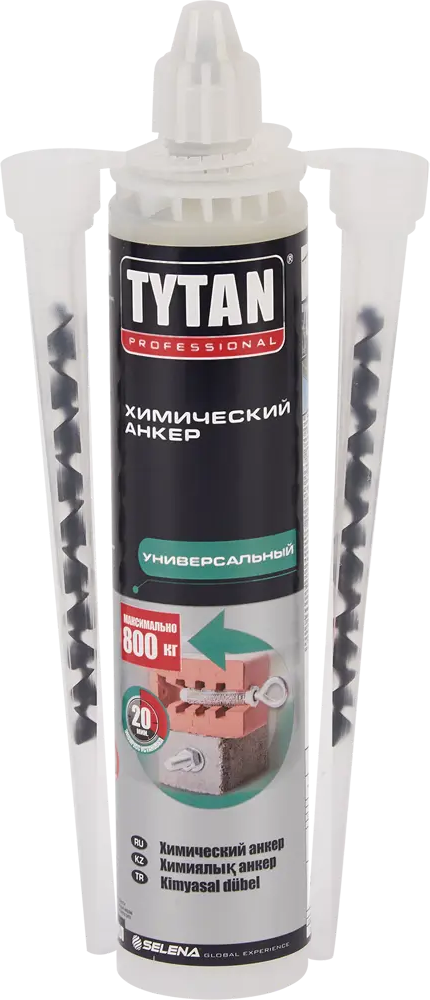 Химический анкер TYTAN PROFESSIONAL для прочного крепежа в бетон и кирпич 86870669