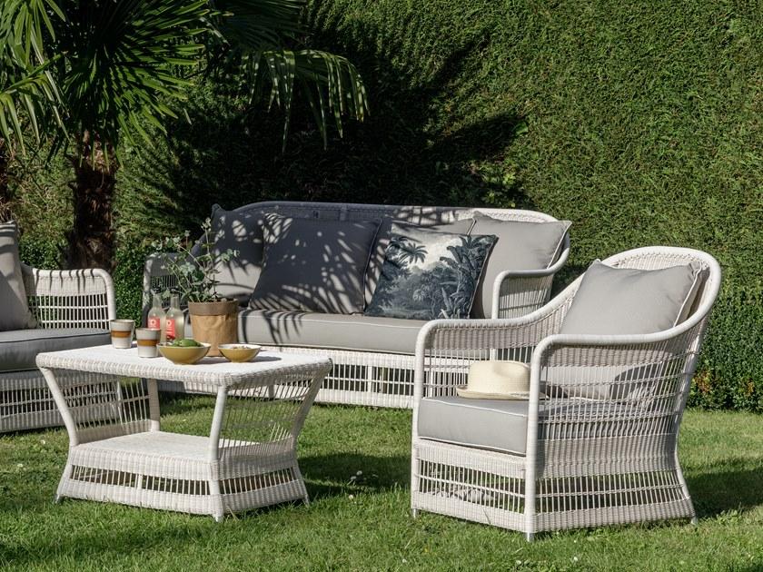 Kok Maison Прямоугольный садовый журнальный столик Biarritz 434/6wh + dac347 - Вид №3