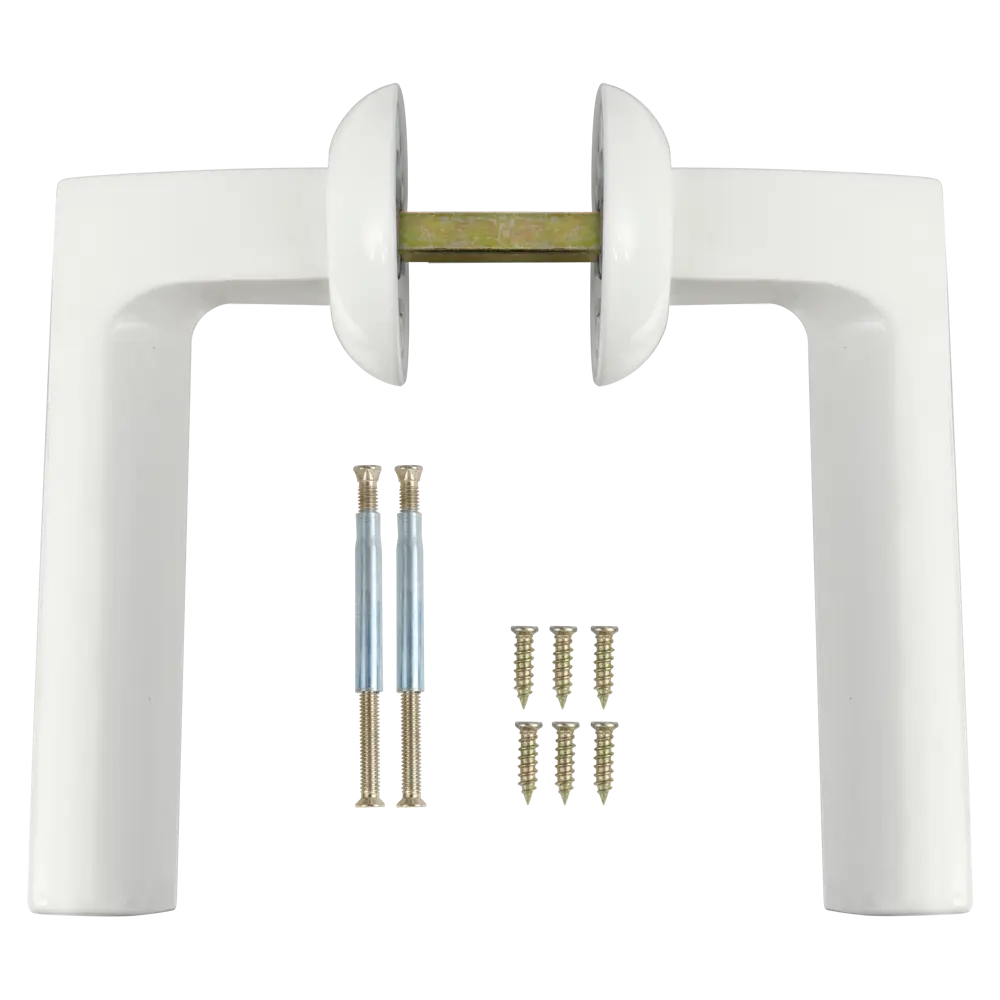 Дверные ручки EDSON EDS-69H-R1 в элегантном белом исполнении 85170505 STLM-0059402 - Вид №1