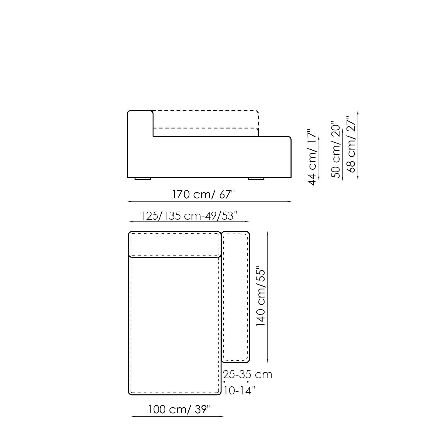 Модульный тканевый диван BONALDO арахис ARCH-00098902 - Вид №60