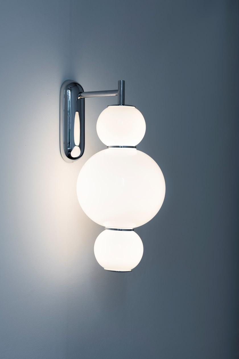 Formagenda Настенный светильник из светодиодного стекла с диммером Pearls sun-id-1461593 - Вид №3