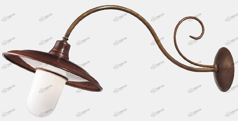 Il Fanale Настенный светильник с фиксированным кронштейном Barchessa 220.26.orb