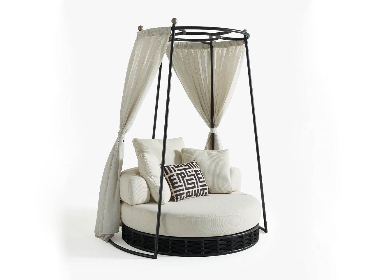 Круглая Садовая кровать с навесом с навесом NDESIGN Ezora ARCH-00049832 - Вид №2