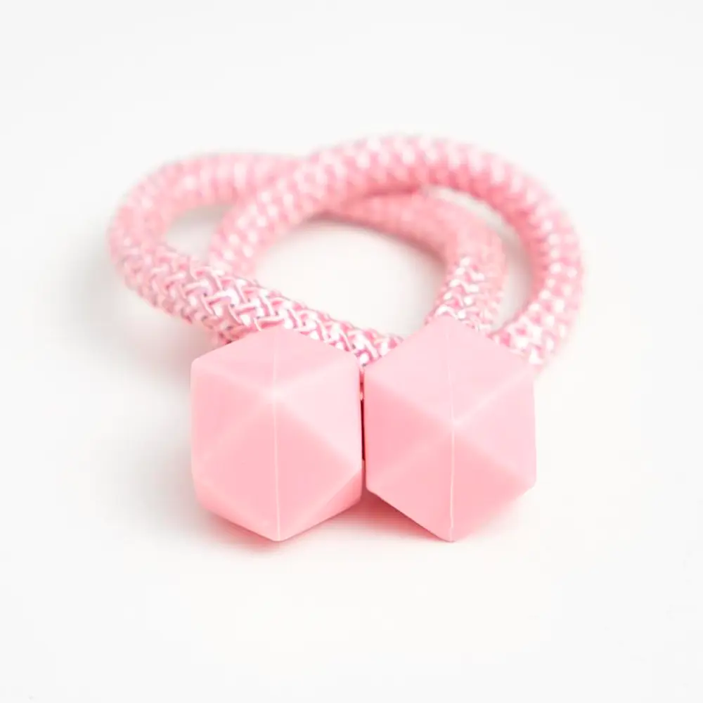 Подхват-магнит для штор Кубики 220x30 см полиэстер цвет розовый WITERRA STLM-2136291 - Вид №2