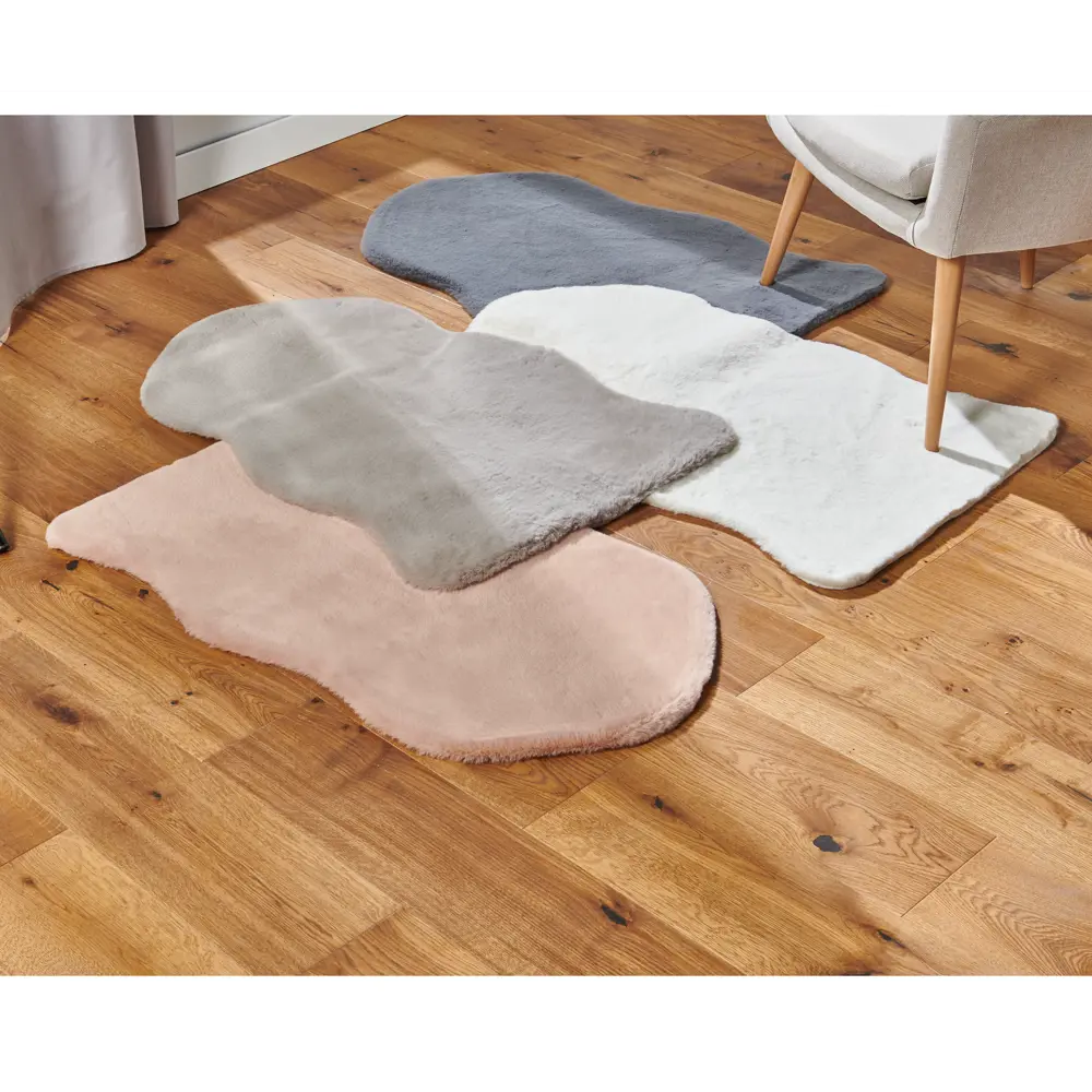 INSPIRE BIANCA - Искусственная шкура белого цвета 60x90 см для уютного интерьера 83235383 STLM-0039664 - Вид №6