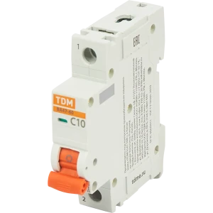 Автоматический выключатель TDM Electric ВА47-60 1P C10 А 6 кА SQ0223-0075