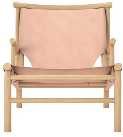 NORR11 Кресло из дуба и кожи с подлокотниками sun-id-1437320 - Вид №2