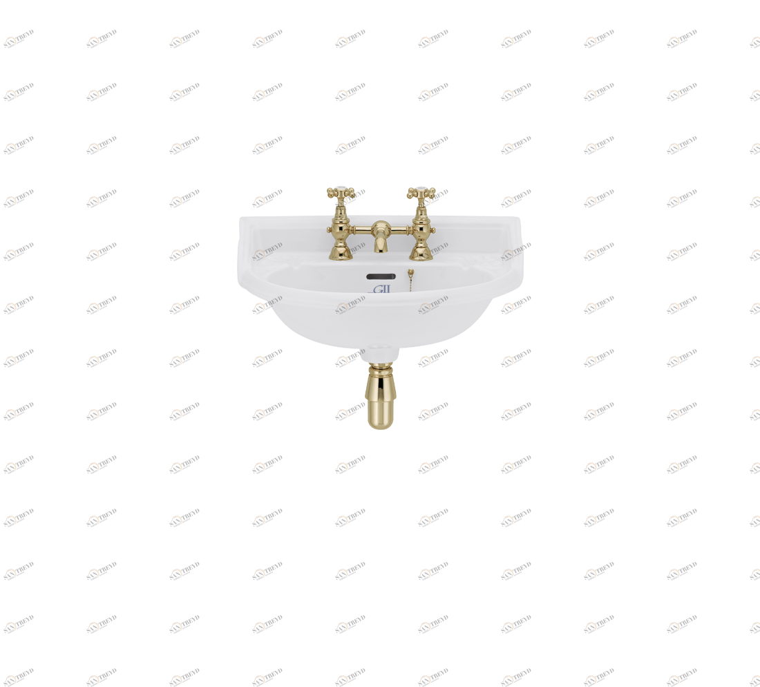 Gentry Home Таз большой белый Victorian Белый GH101395