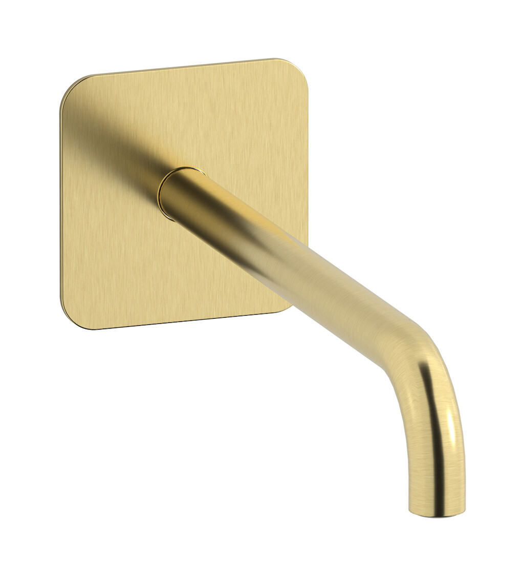 Длинный настенный излив для ванны WE ARE IB rx328is_22 Brushed Pale Gold Reflex