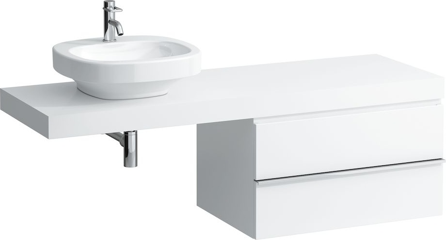 H4051520755481 Столешница 1600мм с вырезом слева, включает 3 консоли LAUFEN PRO - Вид №1