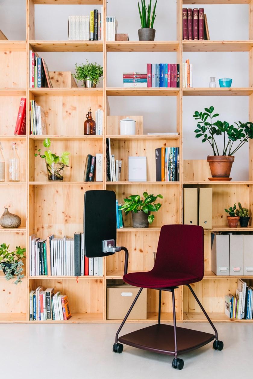 ENEA Стул для конференций из полипропилена с ящиком для хранения Tray sun-id-1463772 - Вид №12