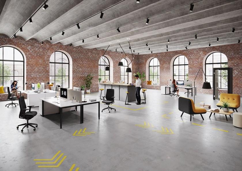 König Neurath Офисный стул 5 спиц с подлокотниками Jet ii sun-id-1486770 - Вид №2