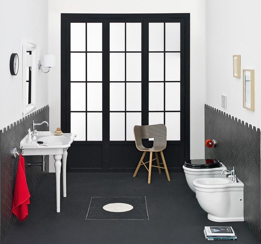 Приставной унитаз напольный Белый ArtCeram Hermitage Италия sun-id-1462635 - Вид №1