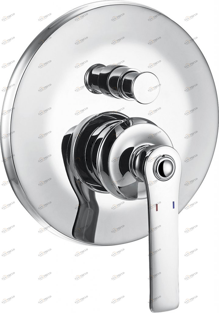 Встраиваемый однорычажный смеситель для душа с переключателем Cezares LIBERTY-F-VDIM-01