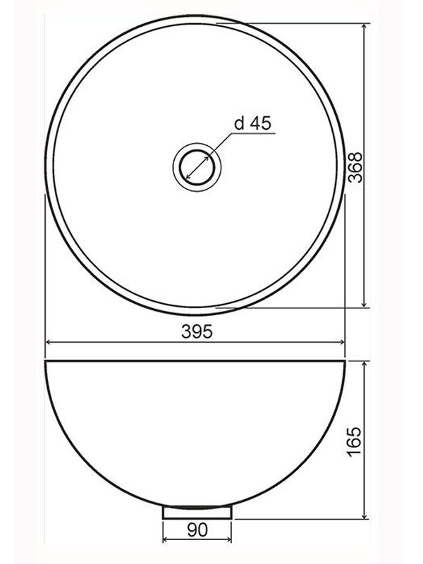 UPP40ALIENO Раковина Altasan Alieno Santreyd - Вид №1