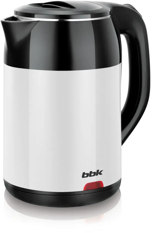 90829116 Электрический чайник Bbk EK1709P 1.7 л пластик и металл цвет черный/белый STLM-0402301