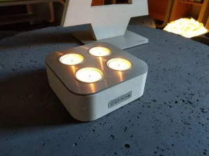 CO33 Подсвечник из бетона Opus Z8.4