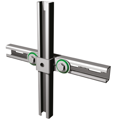 6584153 Монтажные профиля BIS RapidRail® Седельные соединители для создания конструкций из профиля RapidRail WALRAVEN  - Вид №2