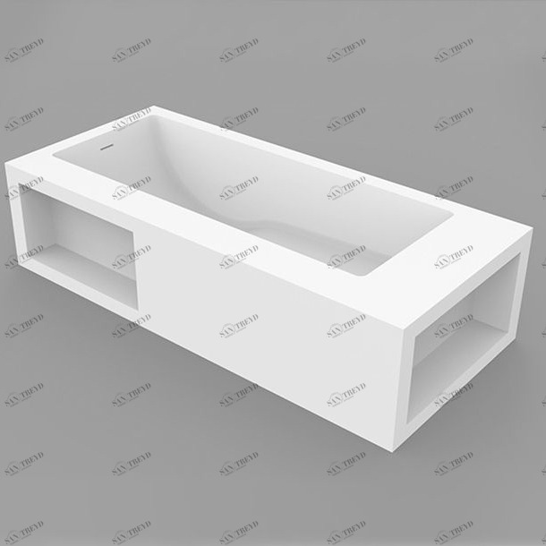 Dimasi Ванна прямоугольная отдельностоящая 2000x1000 Jade Library C белая JDLC02010200