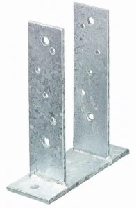 Unifix SWG Двойной кронштейн из оцинкованной стали Supporti a terra da avvitare