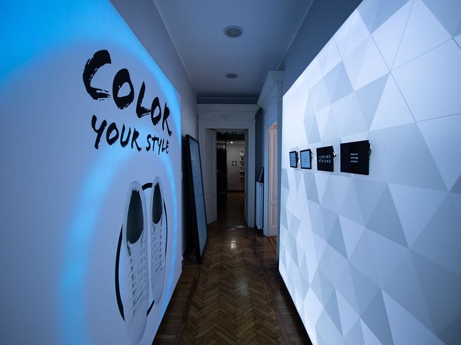 Печатная ткань с подсветкой стены с алюминиевой рамой ABS Group LIGHTBOX DINAMICO ARCH-00038283