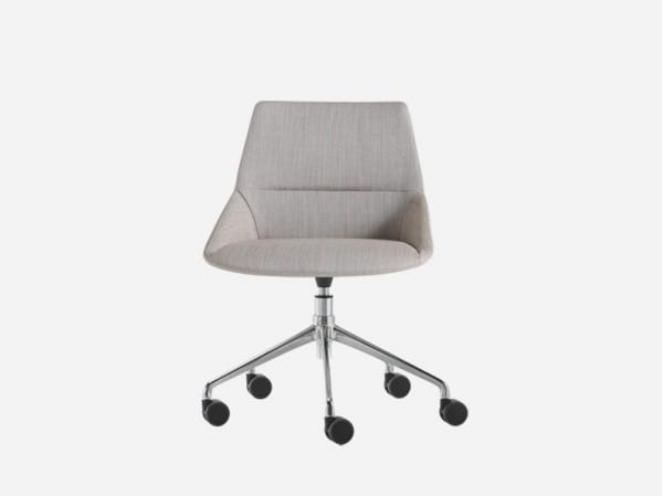 Тканевый регулируемый по высоте рабочий офисный стул с колесами INCLASS Dunas XS ARCH-00142247