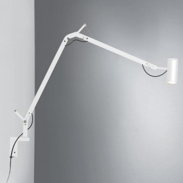 094565 Бра с кронштейном белое Marset Polo