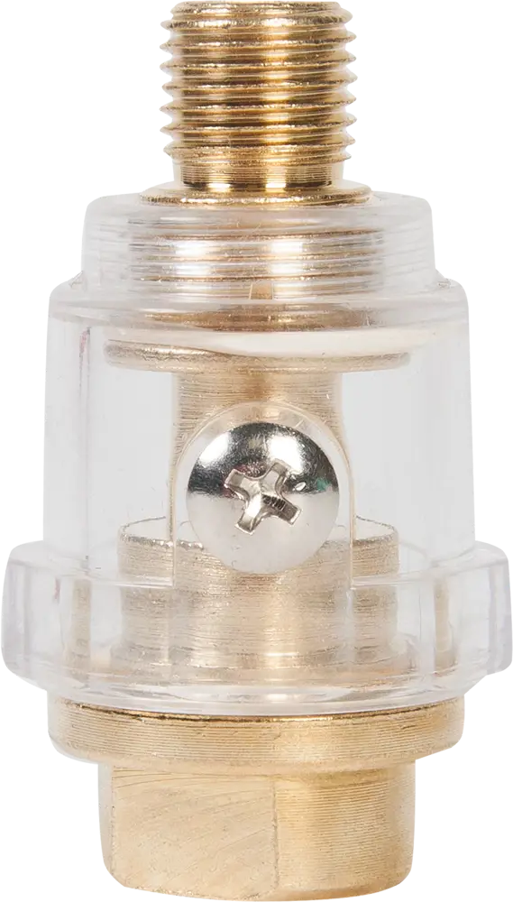 Мини-лубрикатор АЭРУС для пневмоинструмента с резьбой 1/4 дюйма 15309051