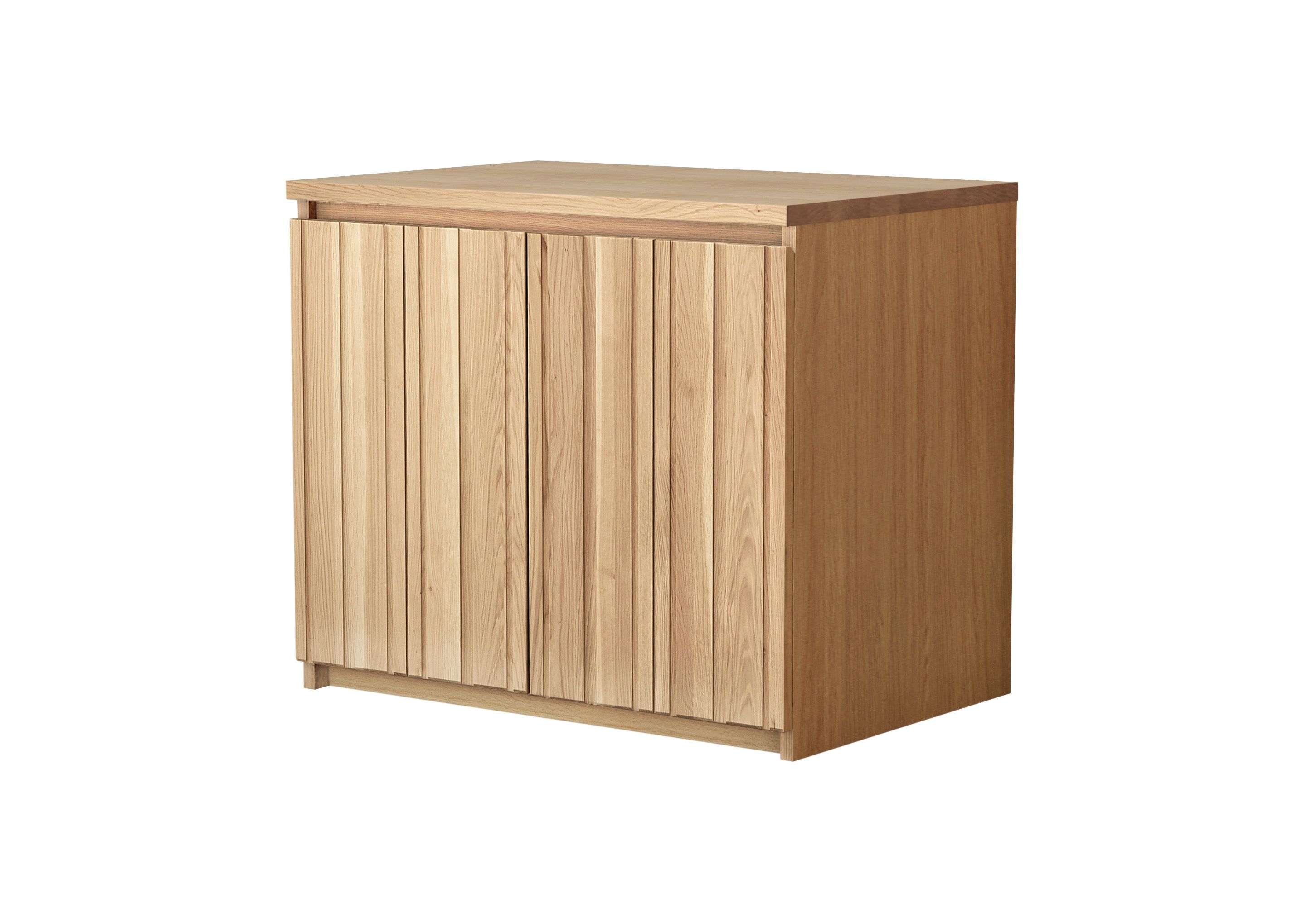 Шкаф для раковины из массива дерева с дверцами Miratap KARIMOKU VANITY ARCH-00087399 - Вид №3