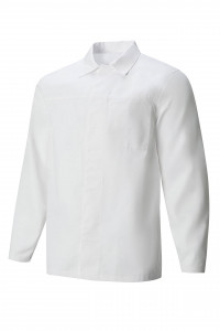 5041547 Куртка Эйч-Лайн мужская белая  Одежда для поваров  размер 64-66/182-188