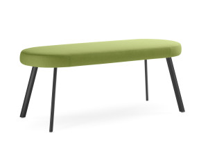 Скамья из ткани без спинки