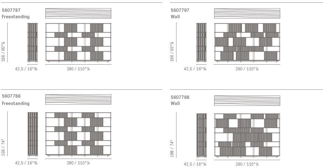 Poltrona Frau Книжный шкаф из дуба La collezione - mobili e complementi sun-id-1420446 - Вид №3