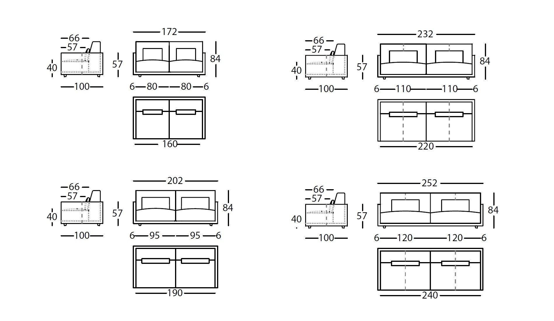 Ткань диван SANCAL Happen ARCH-00128065 - Вид №2